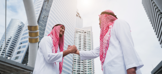 Business handshake