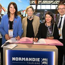 Signature du contrat cadre Normandie signature