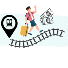 Voyage en train influenceur