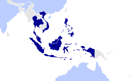 Carte des marchés ASEAN