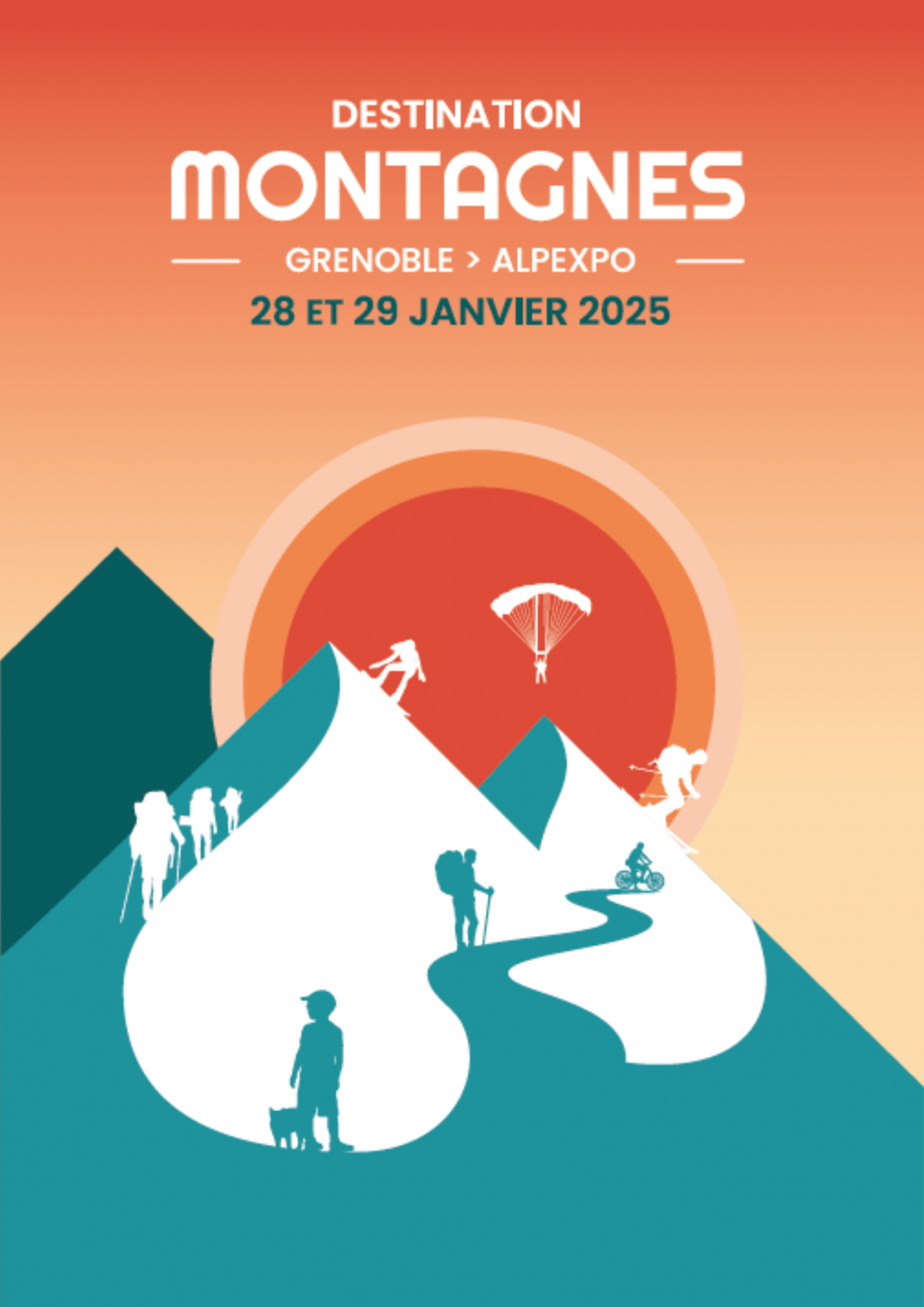 Affiche Destination Montagnes 2025