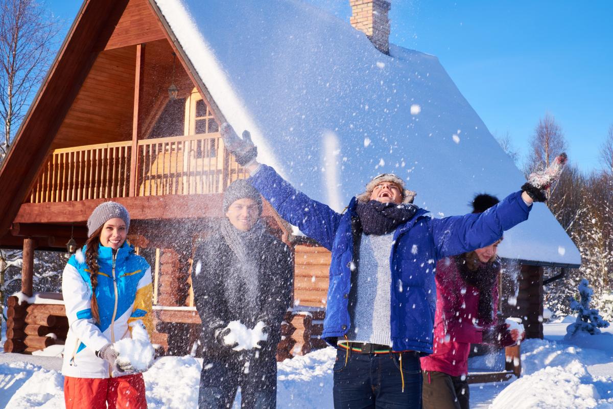 Montagne Hiver chalet +jeunes