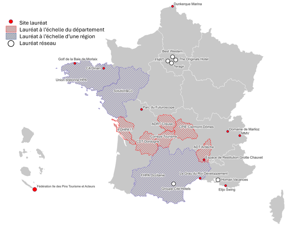 Gestion de l'eau sites lauréat
