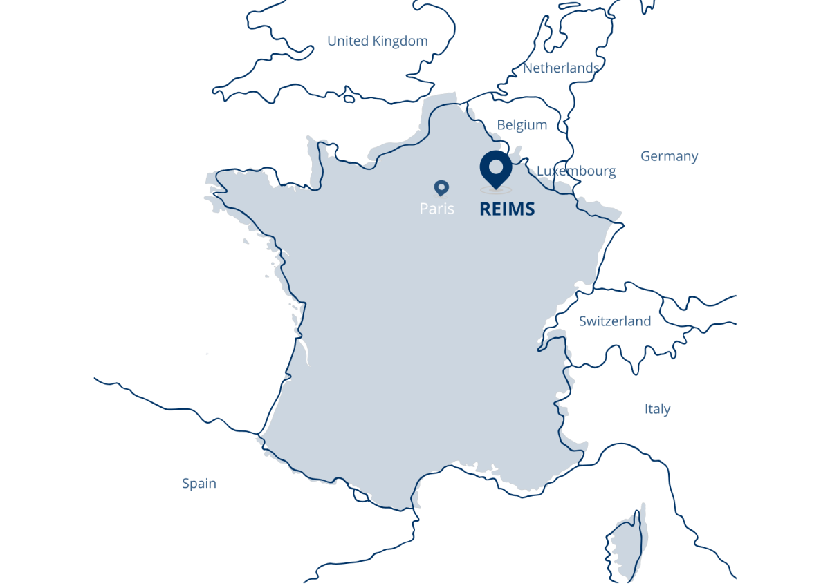Carte Reims