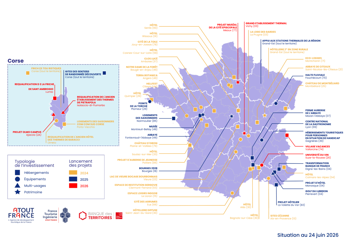 carte FTI Projets structurants - Juin 26