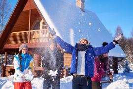 Montagne Hiver chalet +jeunes