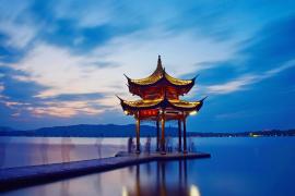 TEMPLE MIDDLE LAKE BEIJING